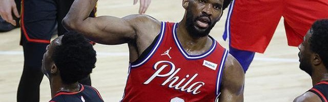 球速体育网址-恩比德复出仍遭开门黑 76人半决赛之路难言轻松